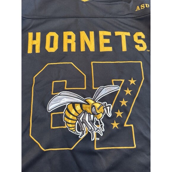 ASU Hornets Big Boy Gear Jersey Size 4XL #67 Black And Yellow Throwbacks Jersey - Picture 2 of 5
